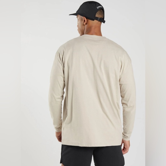 GYMSHARK Rest Day Sweats Long Sleeve T-Shirt - Picture 2 of 6